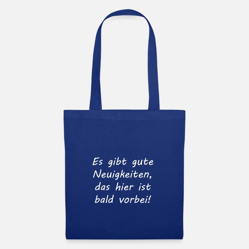 Bald vorbei - Stoffbeutel - Royalblau