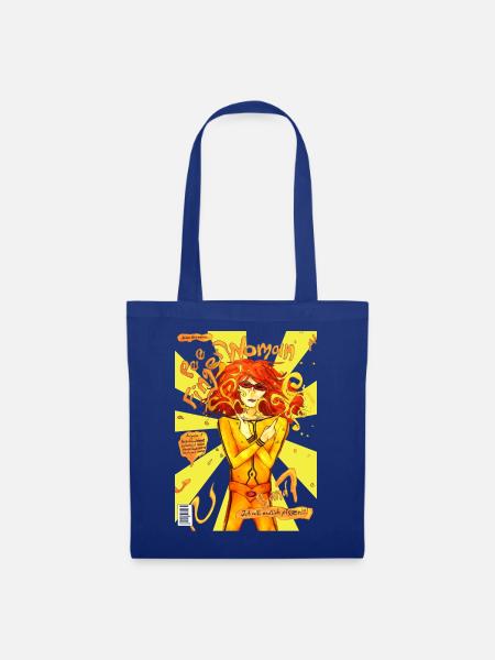 PeeFingerWoman2 - Stoffbeutel - Royalblau