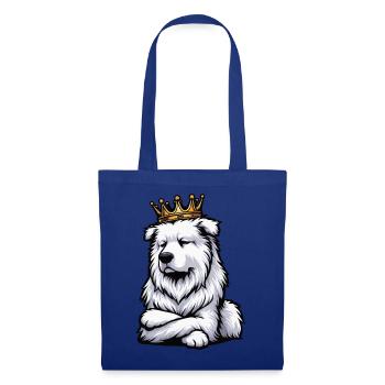White Shepherd Shepherd Shepherd Dogs - Tote Bag - royal blue - Front