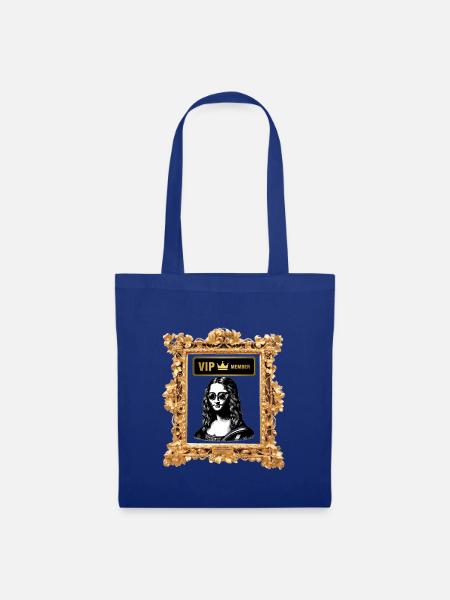 VIP Mona Lisa Luxusrahmen - Stoffbeutel - Royalblau