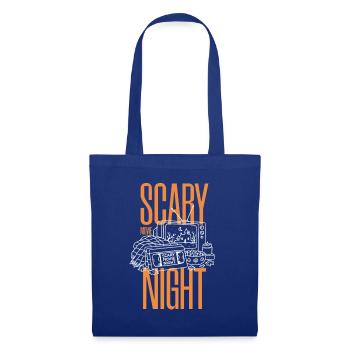 SCARY MOVIE NIGHT - Stoffbeutel - Royalblau - Vorne
