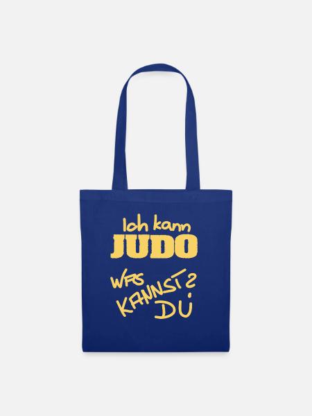 Judo - Stoffbeutel - Royalblau