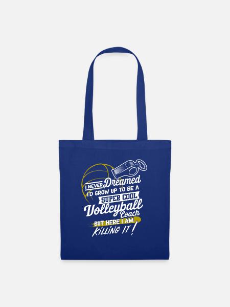 Super Cool Volleyball Coach - Volleyballtrainer - Stoffbeutel - Royalblau