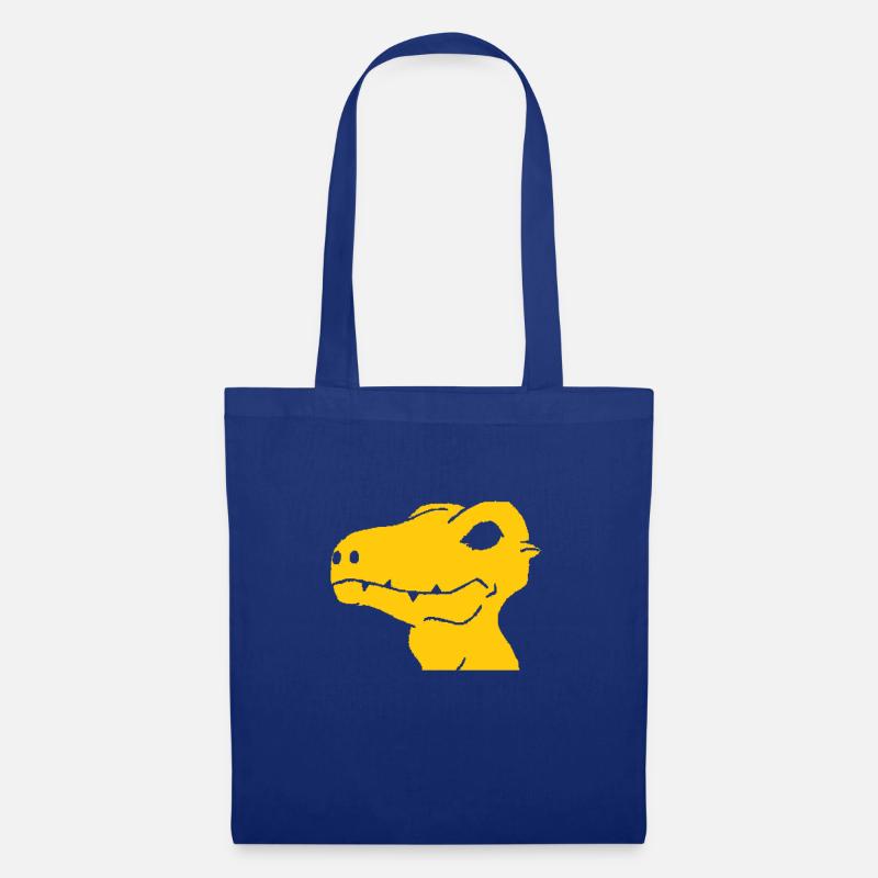 Dino Augmon Digimon gelb Geschenk - Stoffbeutel - Royalblau