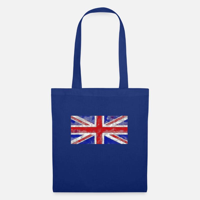 Union Jack Englische Flagge Great Britain - Stoffbeutel - Royalblau