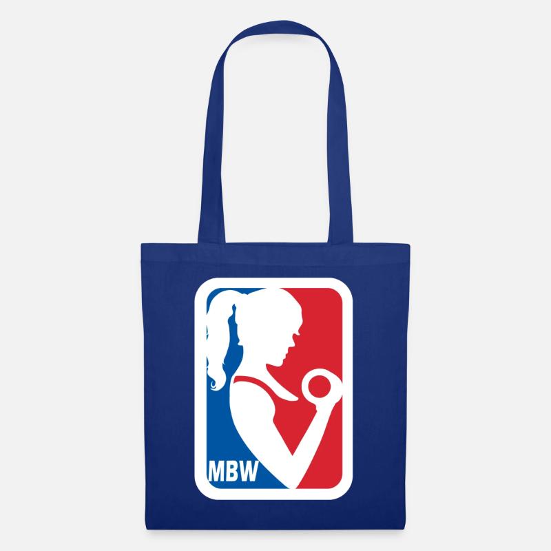 MBW Silhouette Balllogo - Stoffbeutel - Royalblau