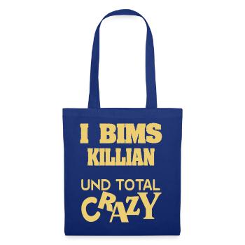 Crazy Killian - Stoffbeutel - Royalblau - Vorne