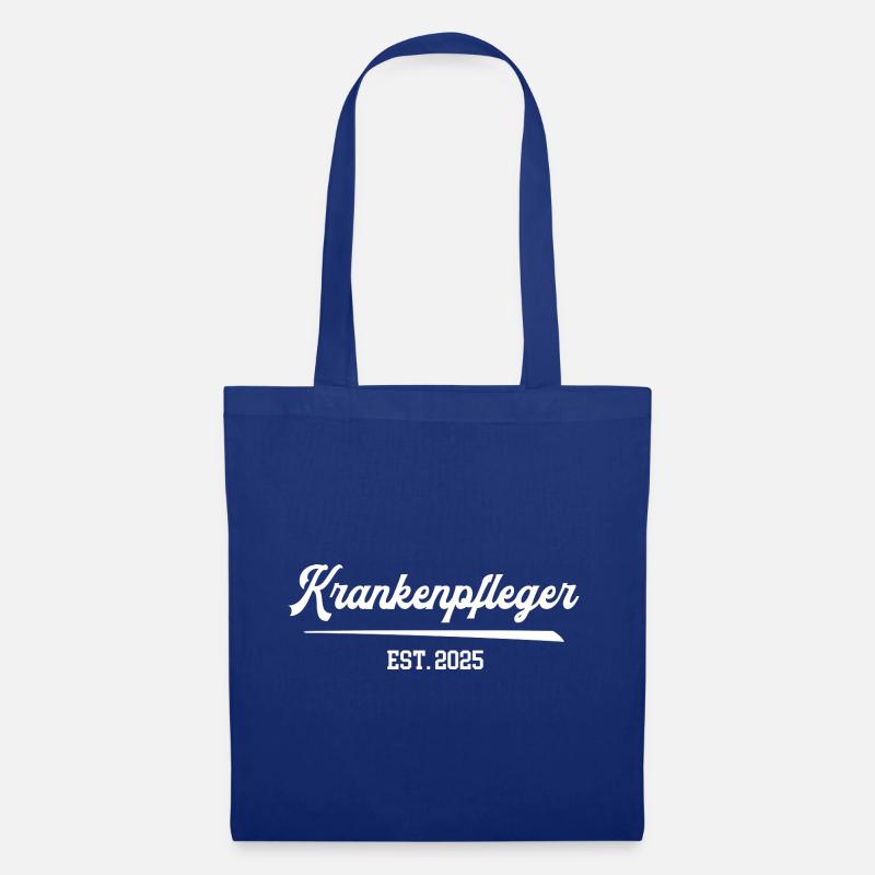 Krankenpfleger 2025 Pflegekraft Beruf Pfleger - Stoffbeutel - Royalblau