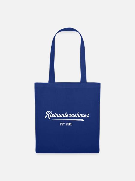 Kleinunternehmer 2023 Firma Gründen Unternehmer - Stoffbeutel - Royalblau