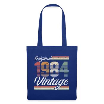 1984 Année de naissance 40e anniversaire Millésime - Sac en tissu - bleu royal - Devant