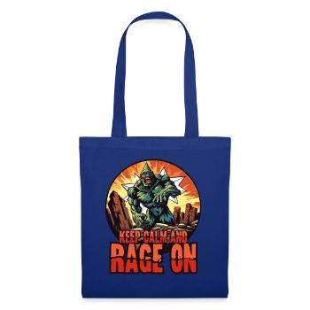 Keep calm and keep raging, monster rage - Tote Bag - royal blue - Front