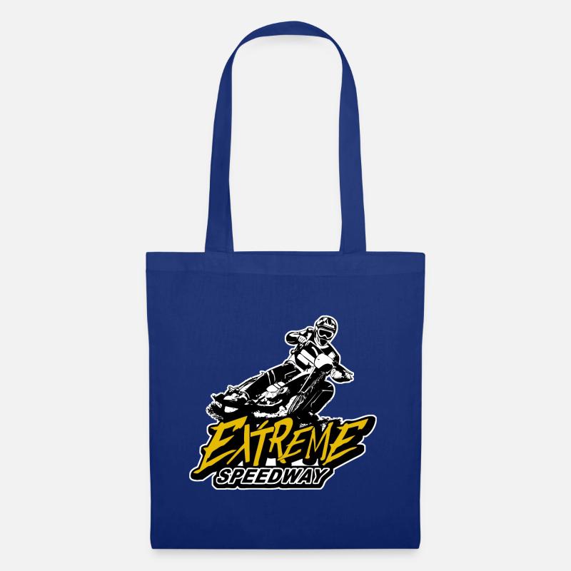 Speedway - Motorcycle Speedway - Stoffbeutel - Royalblau