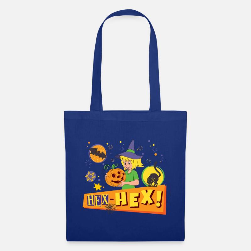 Bibi Blocksberg Halloween Design Hex-Hex! Mit Bibi - Stoffbeutel - Royalblau