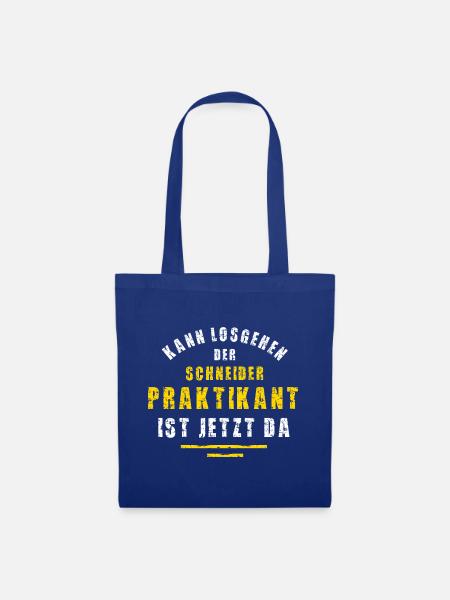 Schneider Praktikant Schneiderei Praktikum - Stoffbeutel - Royalblau