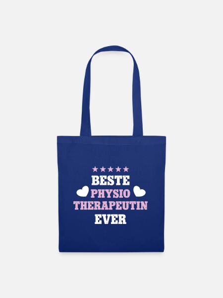 Beste Physio Therapeutin Danke Physiotherapie - Stoffbeutel - Royalblau