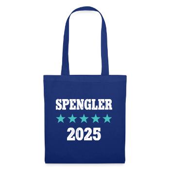 Spengler 2025 Ausbildung Prüfung Meister Azubi - Stoffbeutel - Royalblau - Vorne