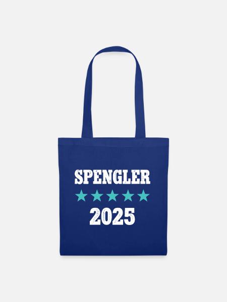 Spengler 2025 Ausbildung Prüfung Meister Azubi - Stoffbeutel - Royalblau