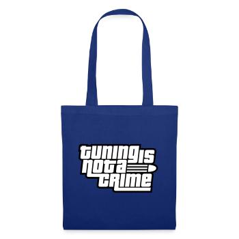 Le réglage n’est pas un crime (couleurs changeantes) - Sac en tissu - bleu royal - Devant