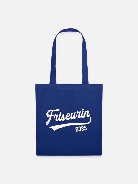 Friseurin 2025 Ausbildung Lehre Frisör Friseure - Stoffbeutel - Royalblau