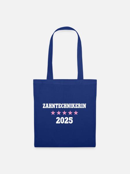 Zahntechnikerin 2025 Ausbildung Zahntechnik - Stoffbeutel - Royalblau
