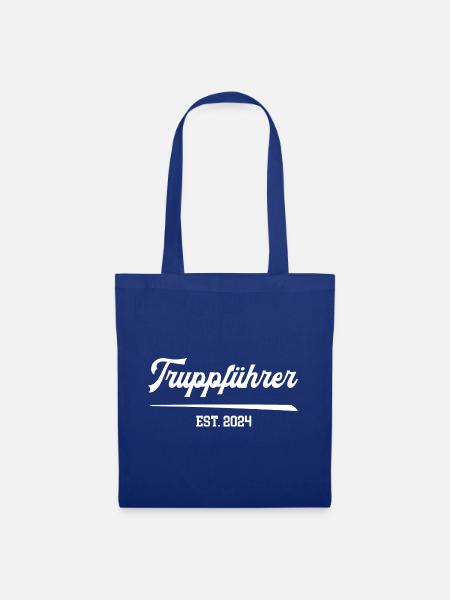 Truppführer 2024 Feuerwehrmann Feuerwehr Truppe - Stoffbeutel - Royalblau