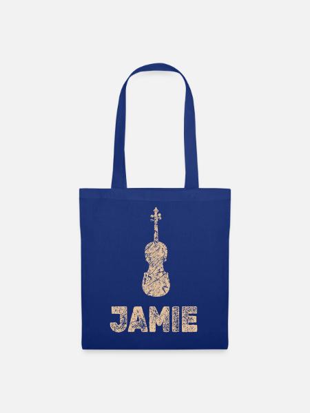 Jamie als Bratsche - Stoffbeutel - Royalblau