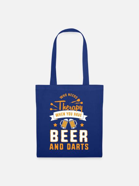 Dart Dartboard Dartpfeil - Stoffbeutel - Royalblau