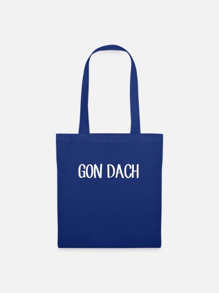 GON DACH Siegerländer Wittgensteiner Platt Siegen - Stoffbeutel - Royalblau