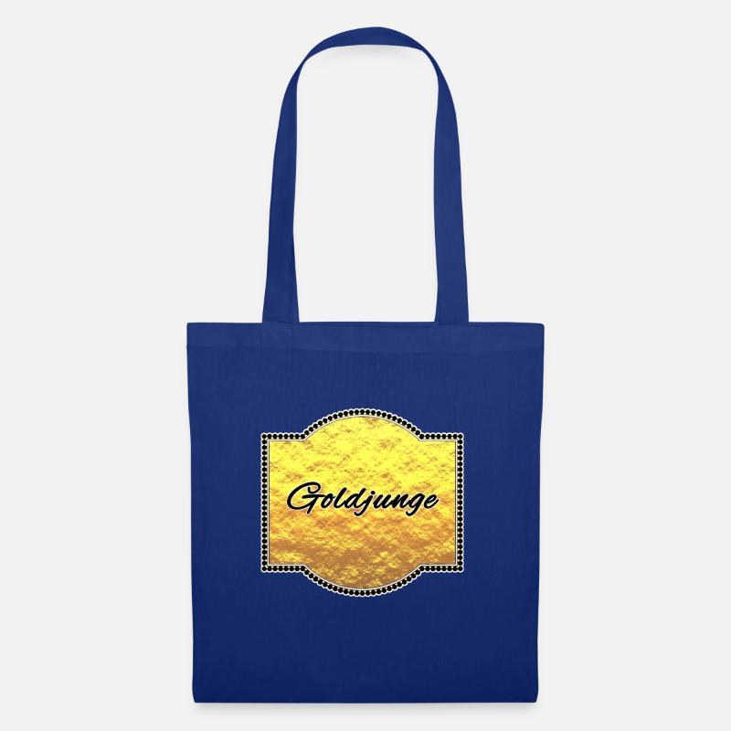 Goldjunge - Stoffbeutel - Royalblau