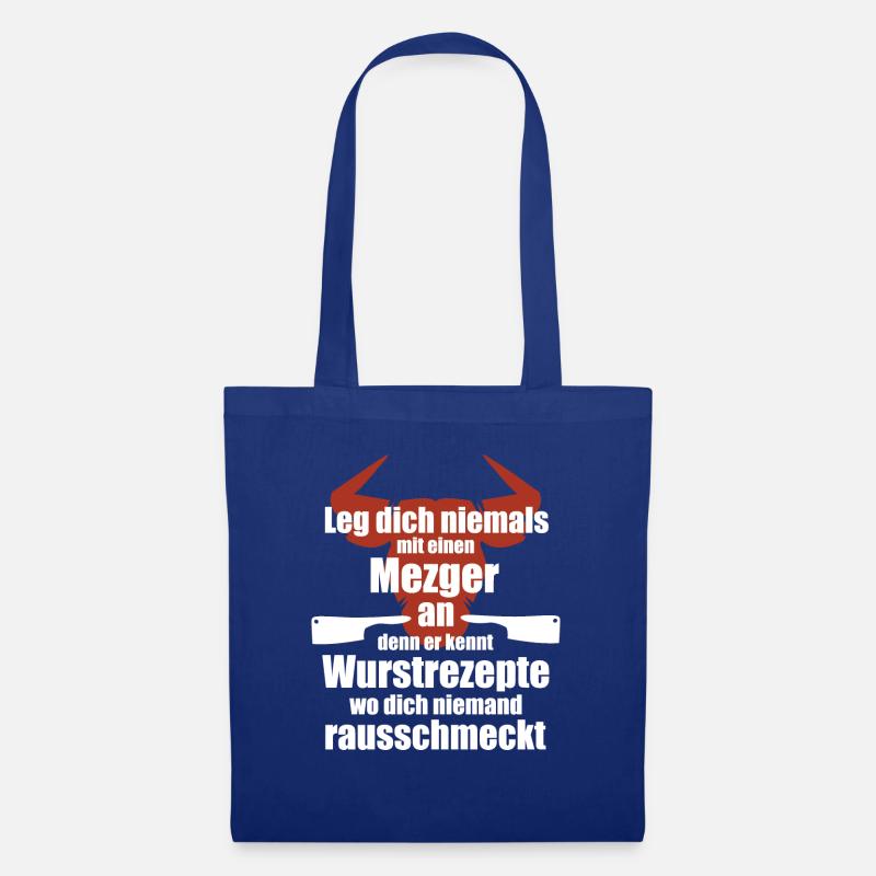 Metzger - Stoffbeutel - Royalblau