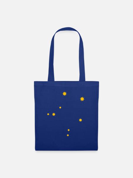 Waage Libra Sternzeichen Sternbild Zodiac Himmel - Stoffbeutel - Royalblau