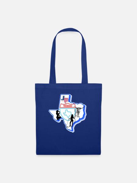 Texas, USA. - Stoffbeutel - Royalblau