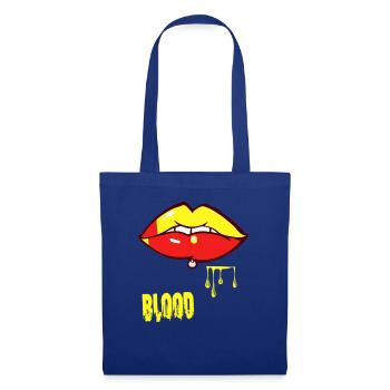piercing & blood - Tote Bag - royal blue - Front