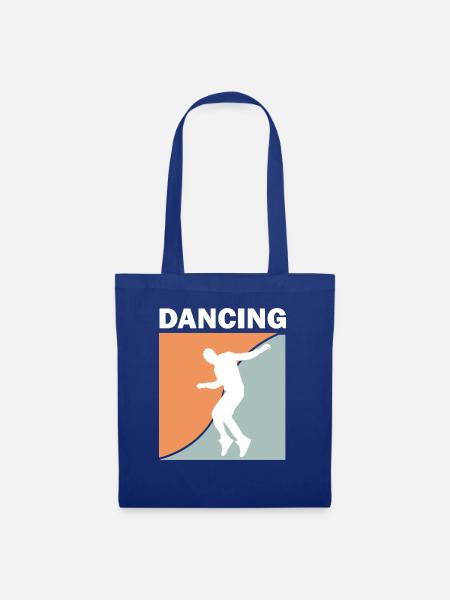 Dancing Dance Music - Stoffbeutel - Royalblau