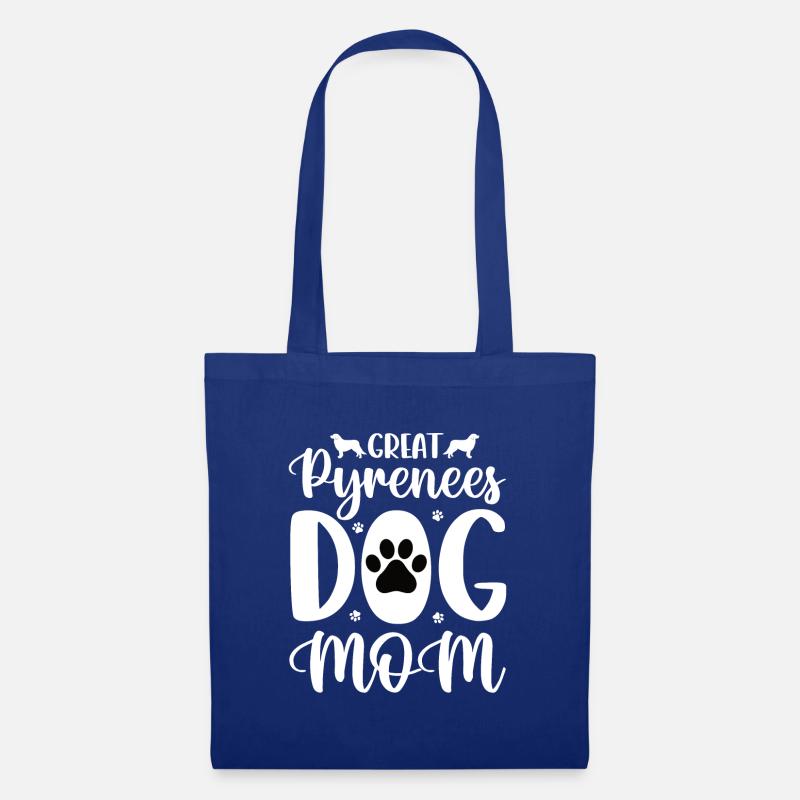 Pyrenäenberghund Patou Pyrenäen Hund Mutter Mama - Stoffbeutel - Royalblau