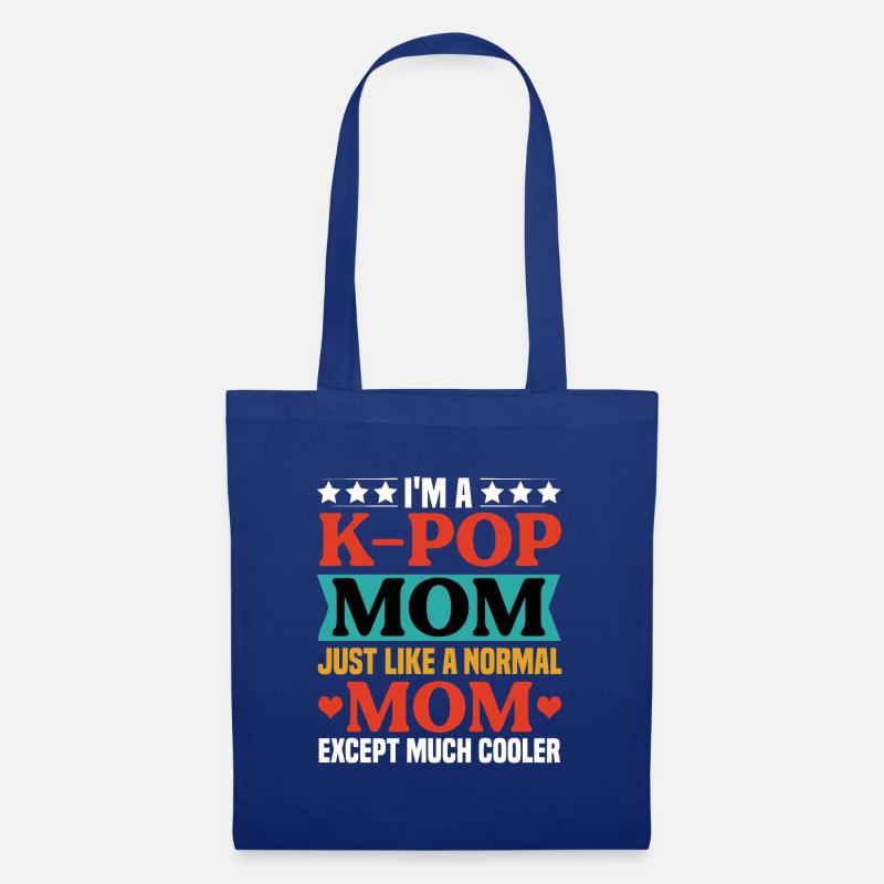 K-Pop Kpop Mama Geschenkidee - Stoffbeutel - Royalblau