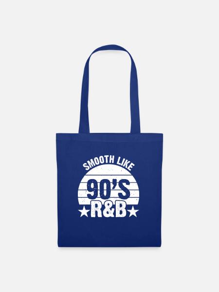 90er Jahre R&B Musikkassette 90 Jahre Songs - Stoffbeutel - Royalblau