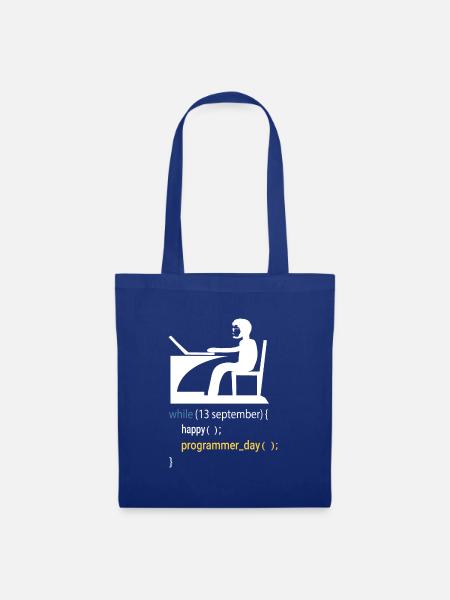 Softwareentwickler Programmierer Geschenk - Stoffbeutel - Royalblau