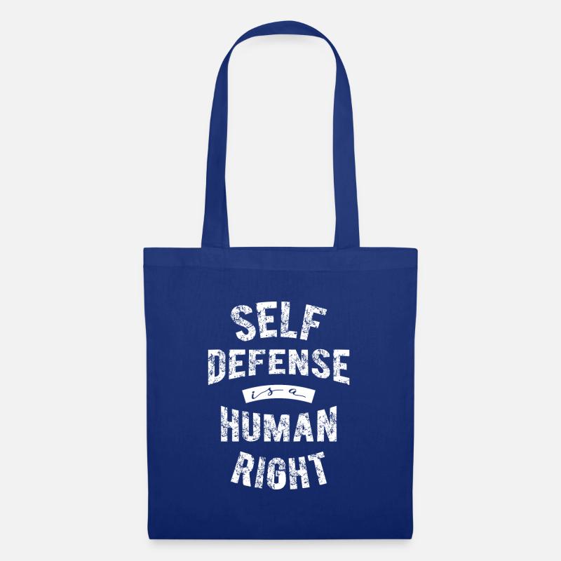 Krav Maga Selbstverteidigung Kampfsport Geschenk - Stoffbeutel - Royalblau