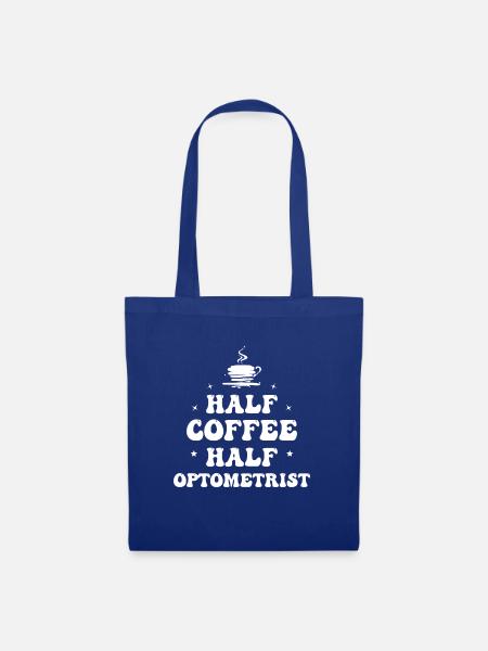 Augenoptiker Optometrist Optiker Augenarzt Kaffee - Stoffbeutel - Royalblau