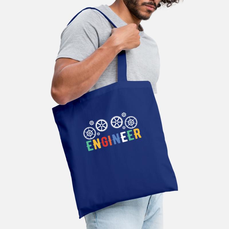 Engineer Brain Mechanical Engineering Electrical Engineering Math Tote Bag