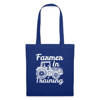 Farmer Tractor Agriculture Farmer Tractor Farm - Tote Bag - royal blue - Front