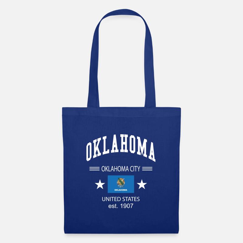Oklahoma - Stoffbeutel - Royalblau