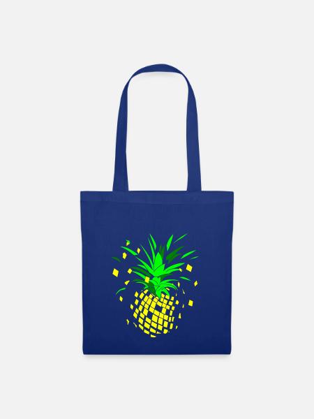 Ananas fruchtige Explosion - Stoffbeutel - Royalblau