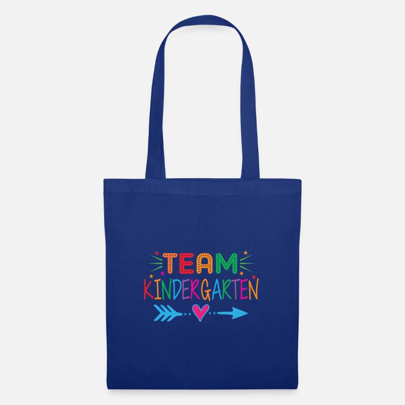 Team Kindergarten Eltern Erzieher Vorschule - Stoffbeutel - Royalblau