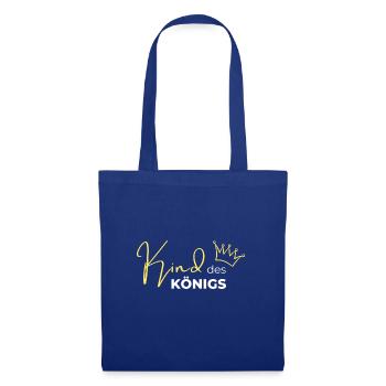 Kind des Königs - Stoffbeutel - Royalblau - Vorne