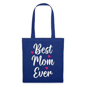Beste Mutter aller Zeiten - Stoffbeutel - Royalblau - Vorne
