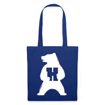 H-Bear Silhouette - Sac en tissu - bleu royal - Devant