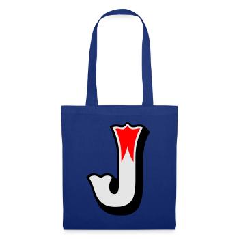 Buchstabe - J - Tote Bag - royal blue - Front