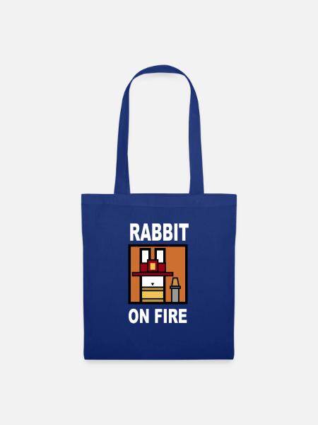 Firefighter Rabbit - Stoffbeutel - Royalblau